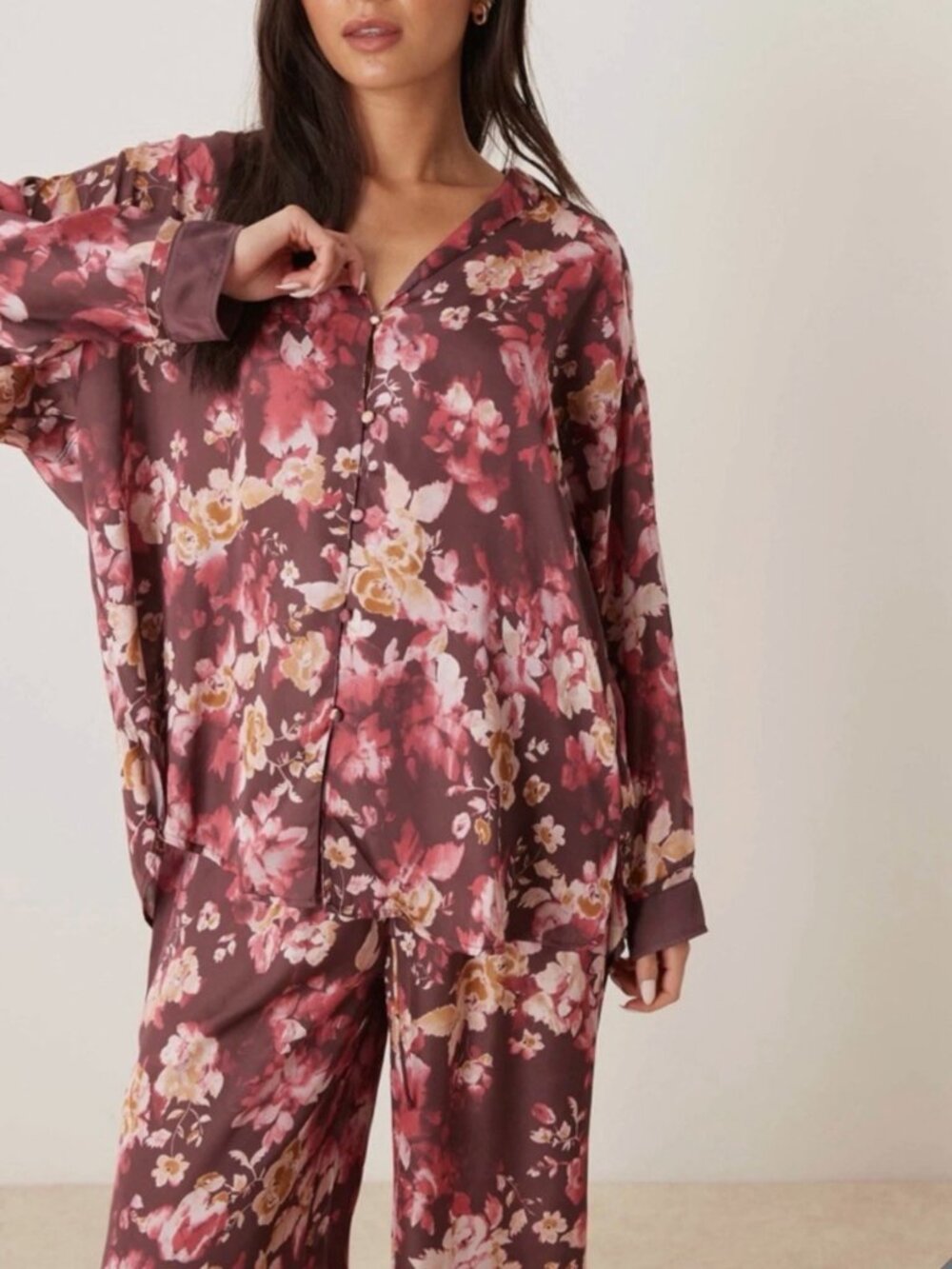 FREE PEOPLE INTIMATELY DREAMY DAYS PJ/BLOUSE